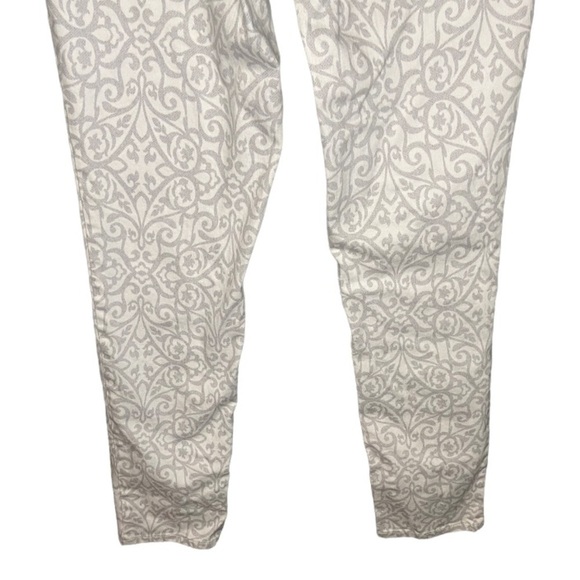 WHBM White House Black Market Scroll Print Slim Ankle Jeans - Picture 7 of 9
